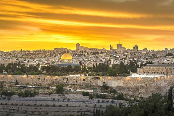 Israel at sunset